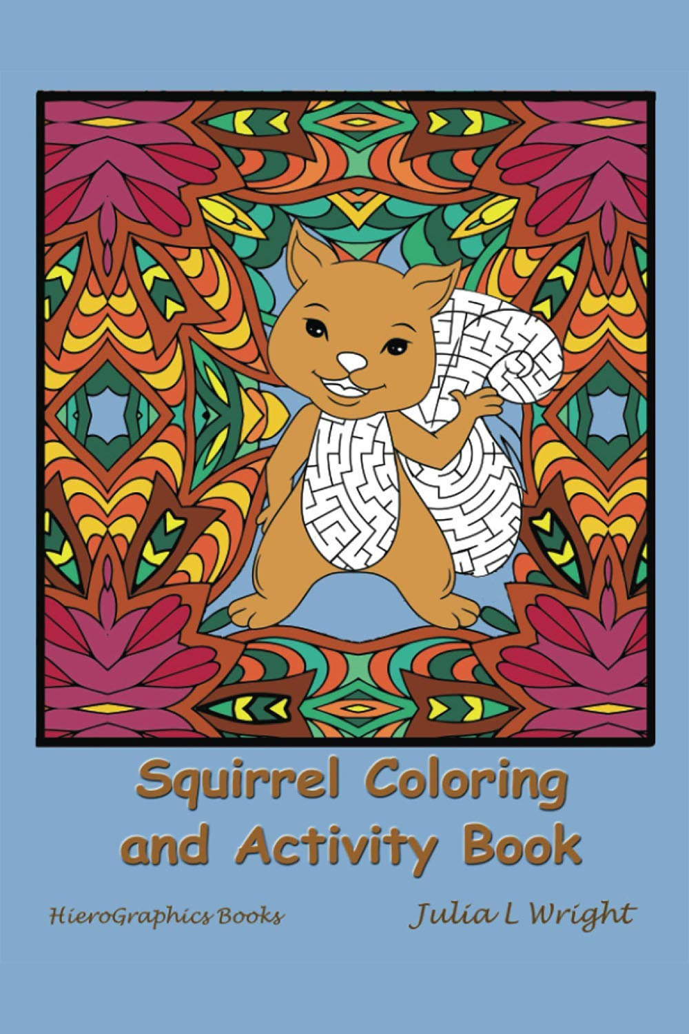 Cover of Squirrel Coloring and Activity Book